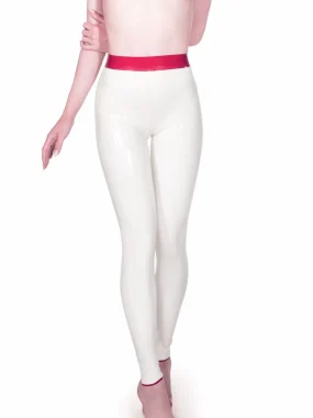 Latex nurse leggings
