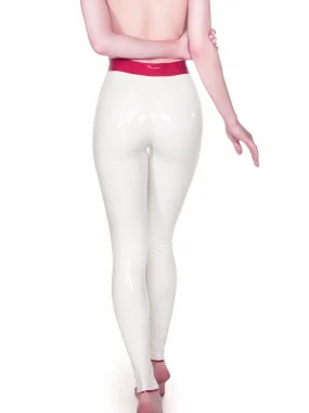 Latex nurse leggings