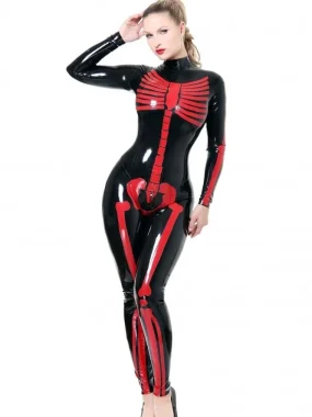 Latex Palermo Skeleton Rubber Catsuit