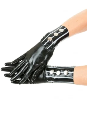 Latex Dom Elegance Wrist Rubber Gloves