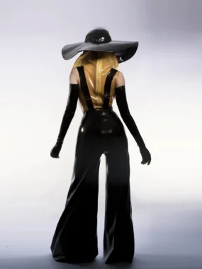 Latex INCISO Trousers with Straps