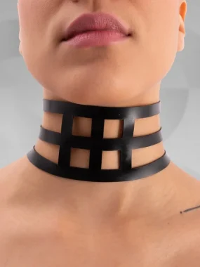 Latex Grid Choker