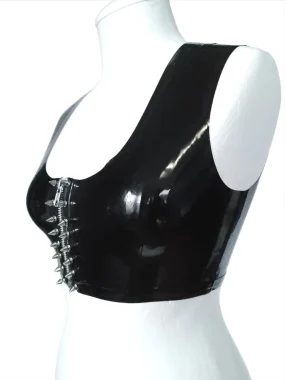 Latex Spiky UCroc Top