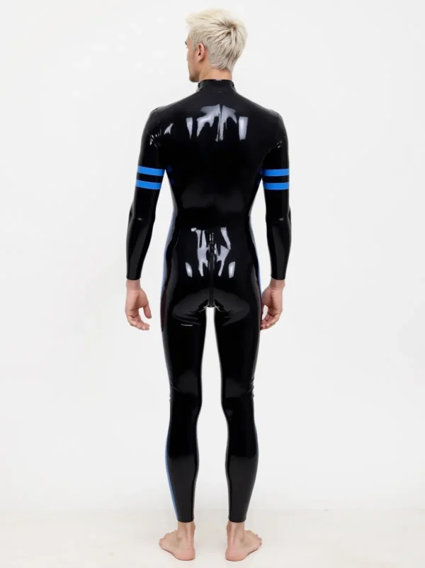 black-latex-bodysuit-with-blue-trim-for-men-hj1895-4.webp