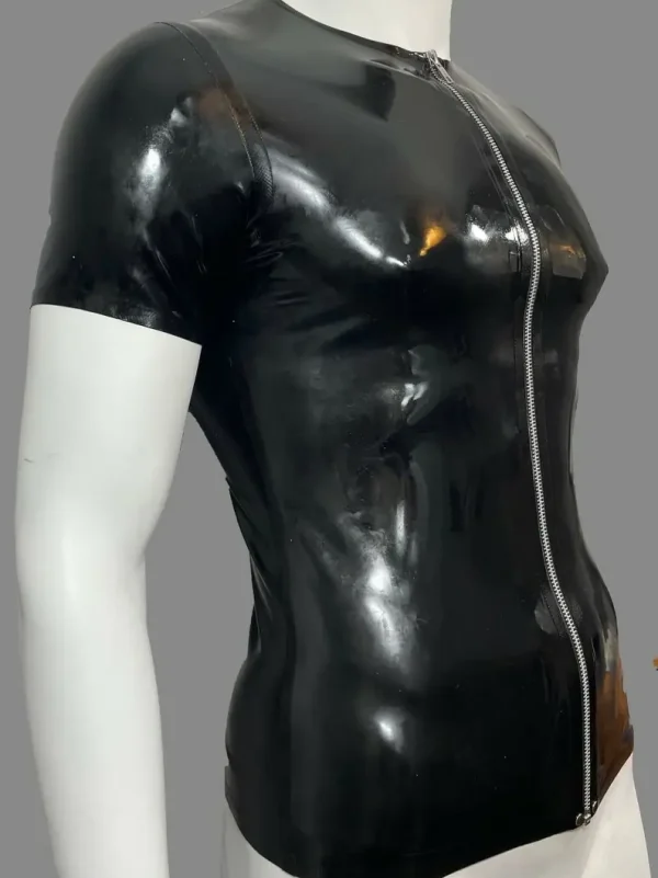 black-short-sleeve-latex-short-with-zipper-hjvex105-3.webp
