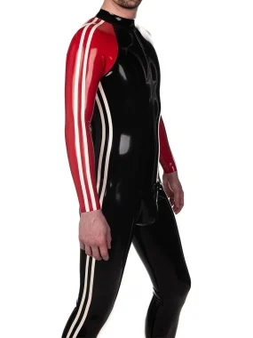 Latex Reach Catsuit Rear Zip Entry