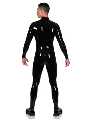 Latex Shoulder Zip Catsuit