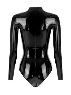 Razr Latex Long Sleeve Bodysuit For Women