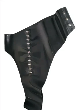 Latex Spiky Thong