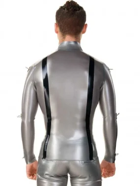 Latex Attitude Rubber Jacket Top