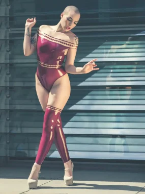 Latex Without Warning Footless Stockings