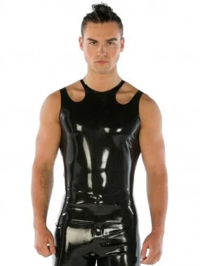 Latex Luka Cutaway Rubber Vest