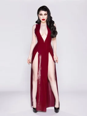 Latex Floor Length Gown